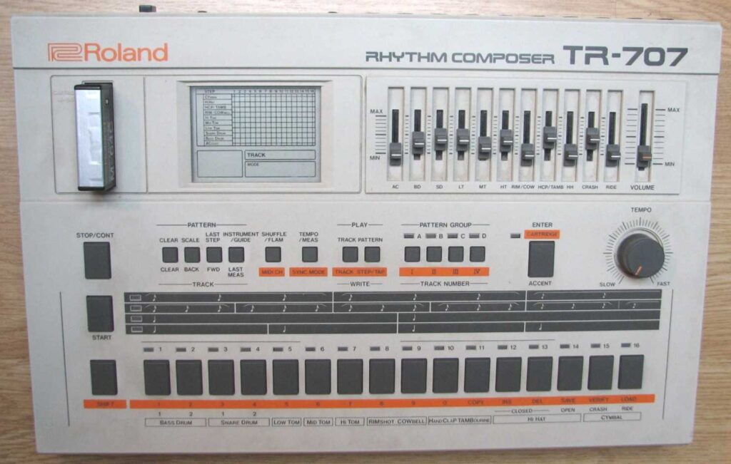 roland tr 707 Right Music Records