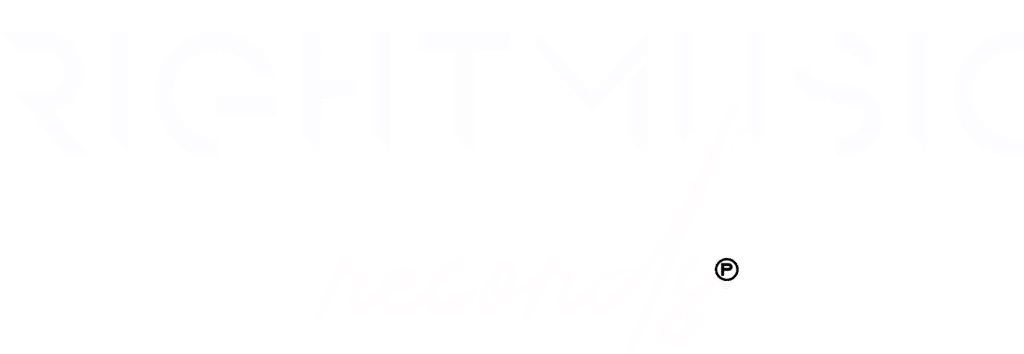 the right music records logo in white... Right Music Records